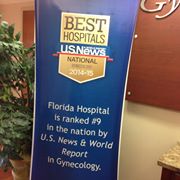 Fl Hospital in Orlando is where I went yesterday. They where recently ranked in the top 10 for Gynecology. That's a great thing. Feeling confident. 